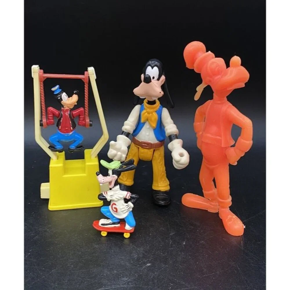 Goofy Toy LOT 4 Disney Arco Cowboy Skateboard Marx Tricky Trapeze